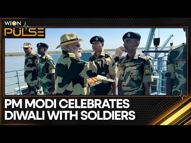 ⁣PM Modi Celebrates Diwali With Border Troops in Gujarat | WION Pulse