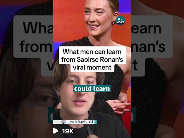 ⁣Saoirse Ronan reactsto mic drop moment | ITV News