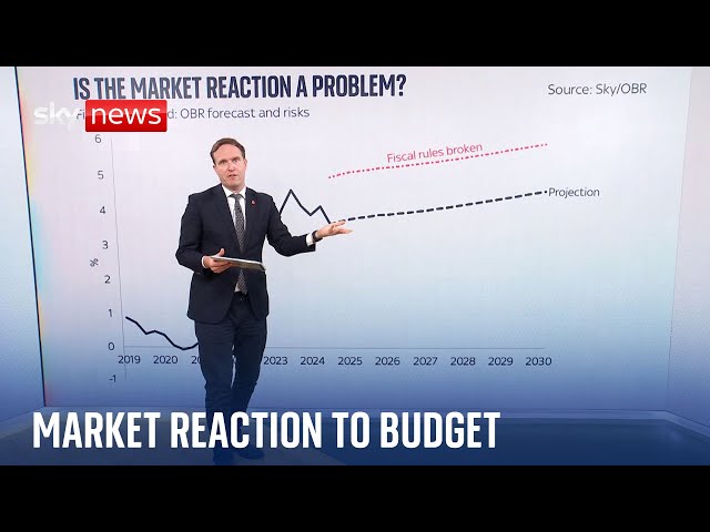 ⁣Negative market reaction to the Autumn Budget | Sky's Ed Conway explains