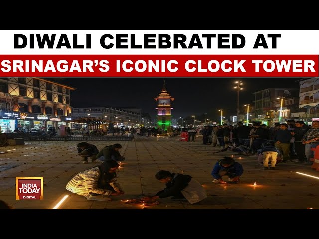 ⁣Diwali Celebrations Illuminate Lal Chowk In Srinagar | India Today