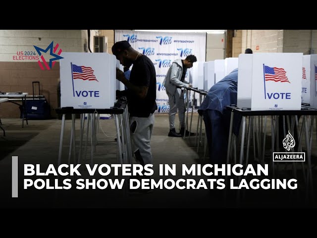 ⁣US elections 2024: Black voter turnout drive in Michigan highlights push for equality and change