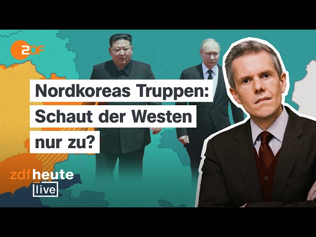 ⁣Nordkorea Soldaten im Einsatz: Wie reagieren Kiews Verbündete? | ZDFheute live