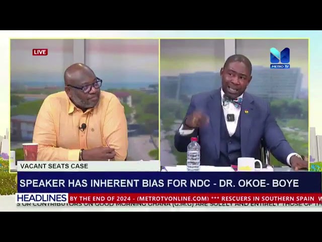 ⁣Speaker has inherent bias for NDC---Dr. Okoe-Boye