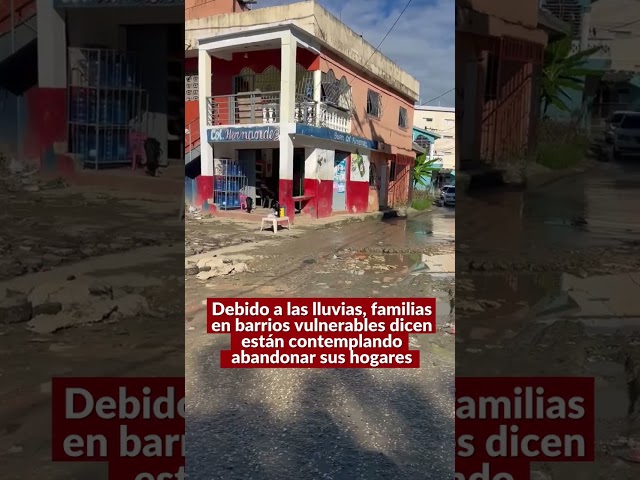 ⁣Familias de barrios vulnerables dicen están contemplando abandonar sus hogares