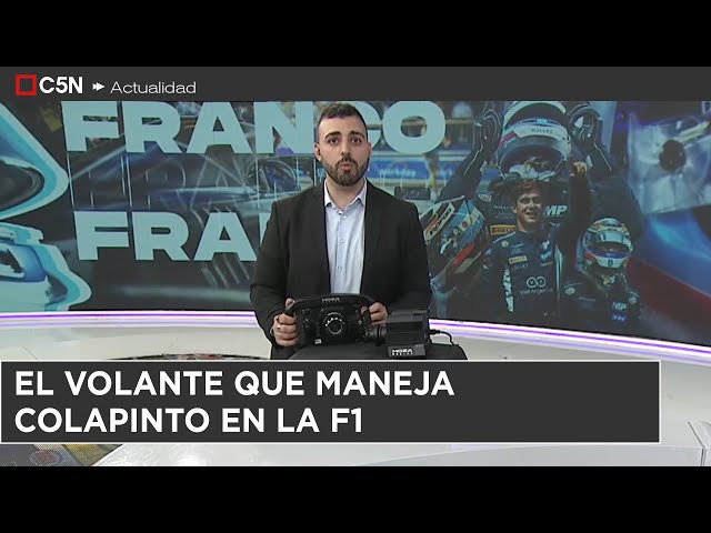 ⁣ASÍ FUNCIONA el VOLANTE que maneja COLAPINTO en la FÓRMULA 1