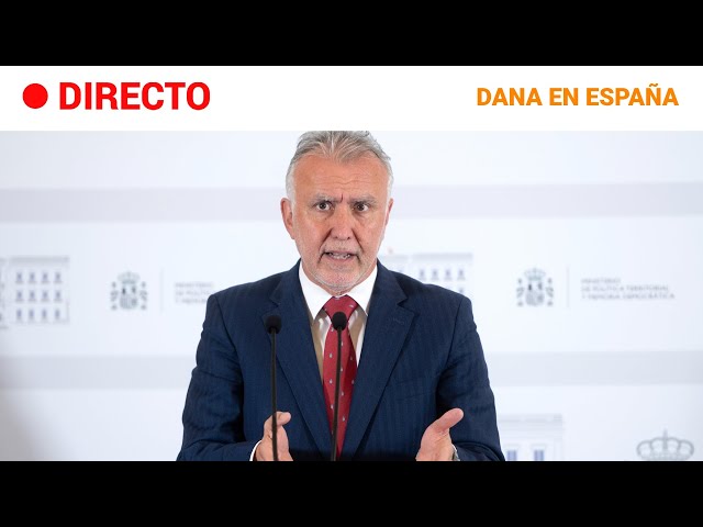 ⁣DANAEN DIRECTO: El MINISTRO POLÍTICA TERRITORIAL, ÁNGEL VÍCTOR TORRES, hace BALANCE de las VÍCTIMAS