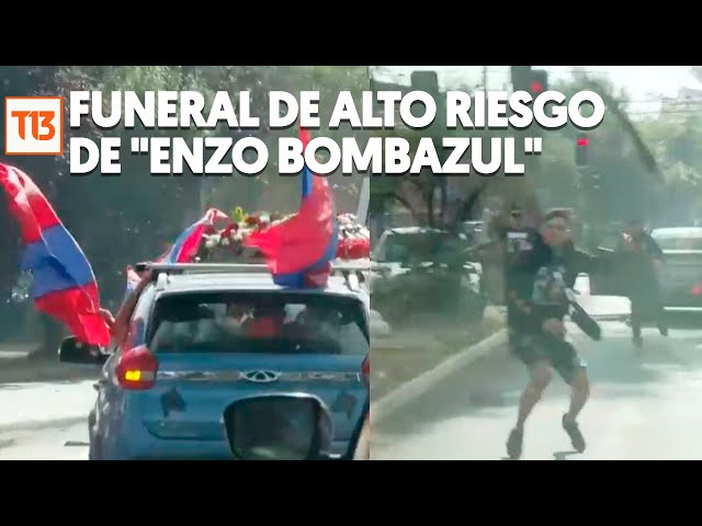 ⁣Caos en cementerio por funeral de alto riesgo de "Enzo Bombazul"