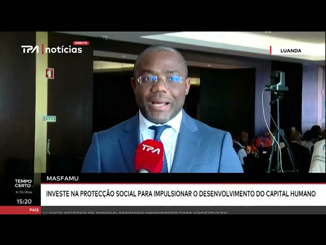 ⁣MASFAMU -  Investe na protecção social para impulsionar o desenvolvimento do capital Humano