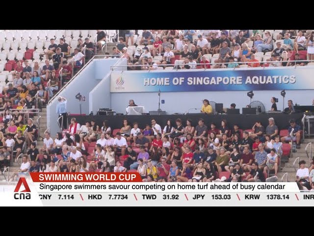 ⁣Swimming World Cup: Singapore athletes savour competing on home turf ahead of busy calendar