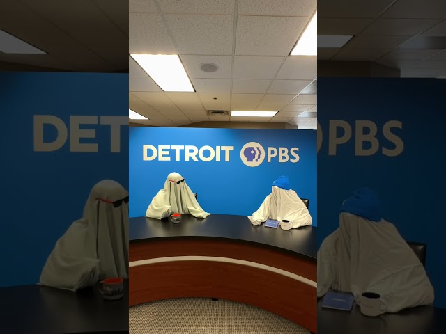 ⁣Just in time for Halloween — our Detroit PBS headquarters is feeling a little... haunted! 