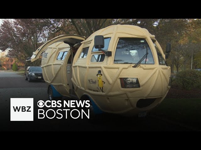 ⁣Planters Nutmobile makes stop in Boston during year-long road trip