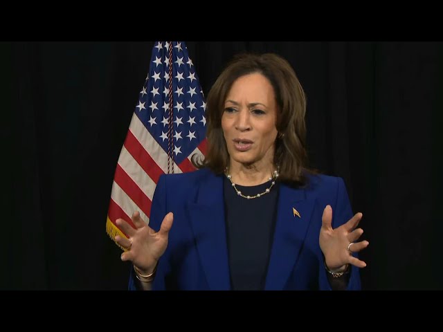 Harris slams Trump on protecting women comments, North Korea shows off ICBM, more | CBS News 24/7