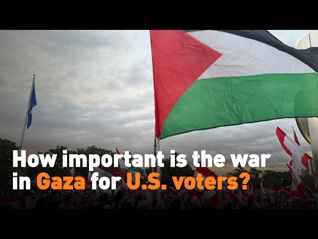 ⁣How important is the war in Gaza for U.S. voters?