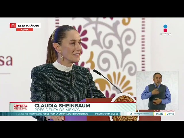 ⁣Claudia Sheinbaum reacciona ante las renuncias de los ministros | Noticias con Crystal Mendivil