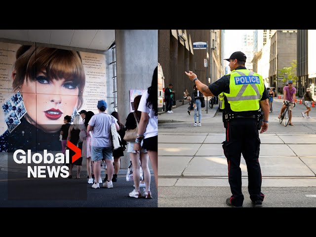 ⁣Taylor Swift 'Eras' Tour hit Toronto: “No threats at this time,” police say