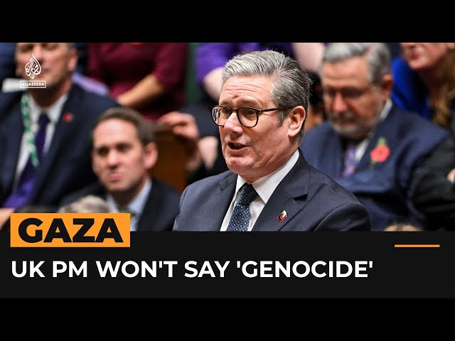 ⁣UK Prime Minister declines to label Gaza crisis a ‘genocide’ | AJ #Shorts