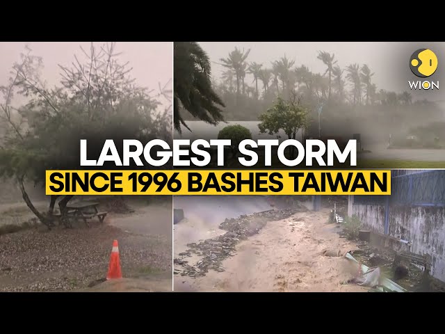 ⁣Taiwan: Heavy Rains, High Winds Lash Taiwan As Kong-Rey Makes Landfall | WION Originals