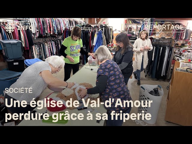 ⁣Une friperie au profit de l’église Notre-Dame-du-Sacré-Cœur de Val-d’Amour