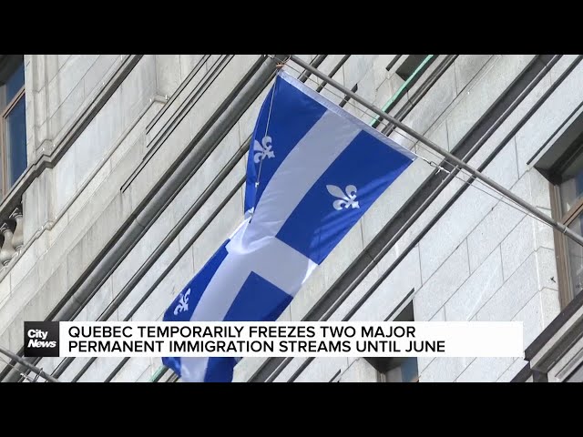 ⁣Quebec immediately freezes two permanent immigration programs