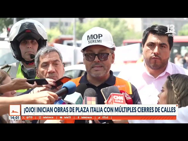 ⁣Inician obras de Plaza Italia con múltiples cierres de calles