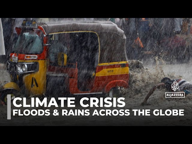 ⁣Climate crisis: October sees record floods and rains across the globe