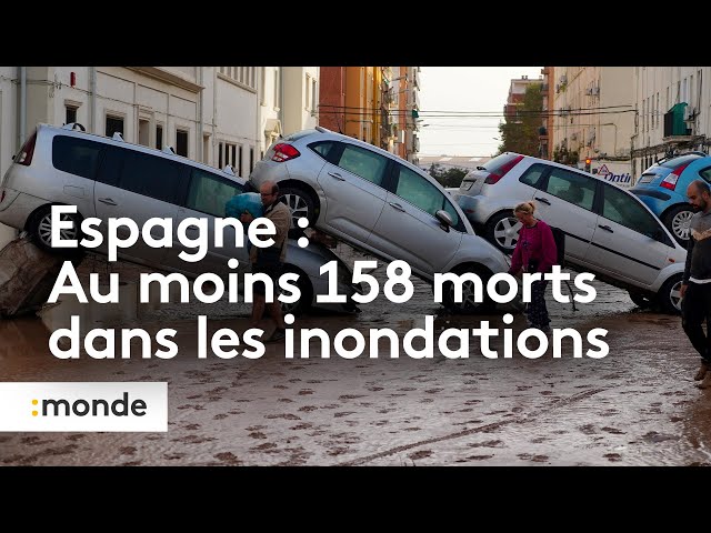 ⁣Espagne : Au moins 158 morts dans les inondations