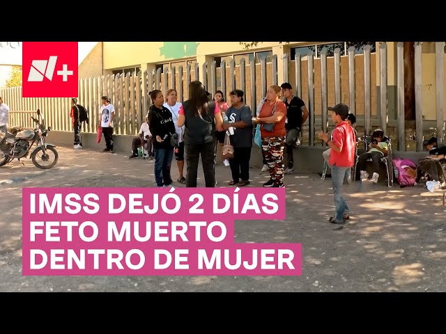 ⁣Denuncian negligencia del IMSS: Dejaron feto muerto por dos días dentro de mujer - N+