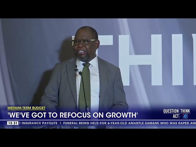 ⁣Godongwana says SA has an economic growth problem