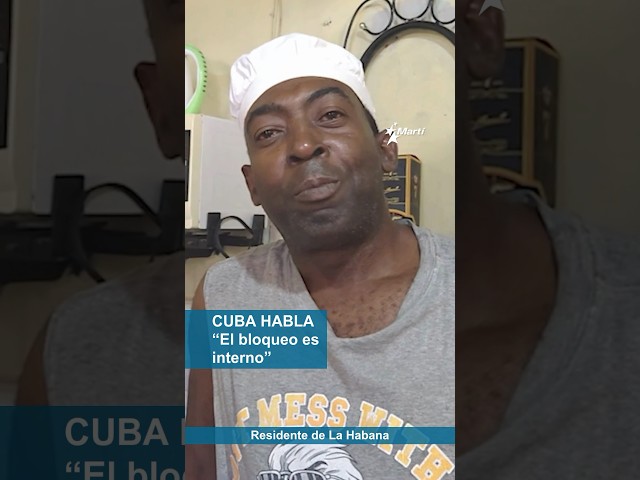 ⁣“Aquí no hay bloqueo ninguno, el bloqueo es interno", dice cubano desde La Habana. #cuba #cubah