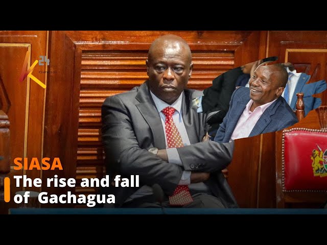 ⁣The rise and fall of Geoffrey Rigathi Gachagua