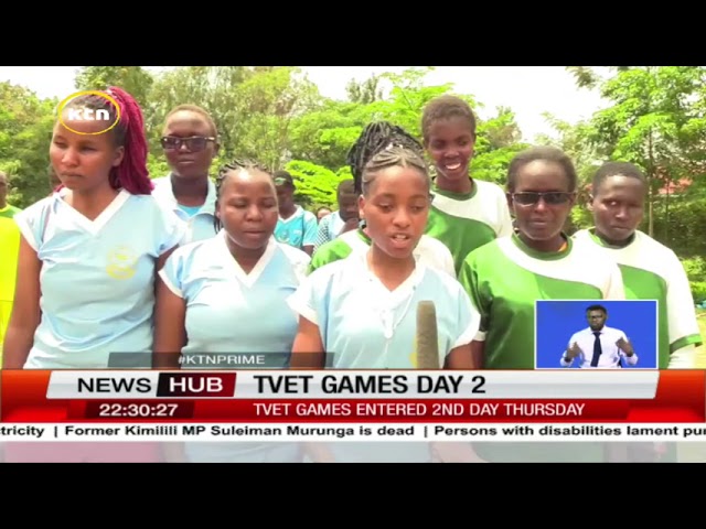 ⁣TVET Games enters day 2, Machakos college win women's goal ball gong