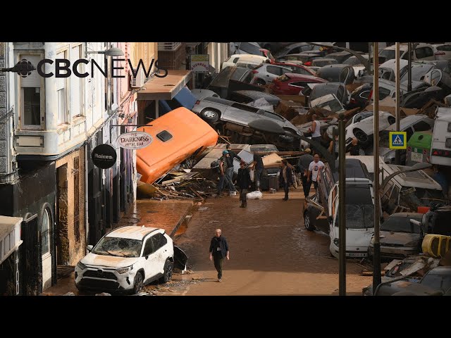 ⁣Spain flooding death toll rises to 158, with several people still missing