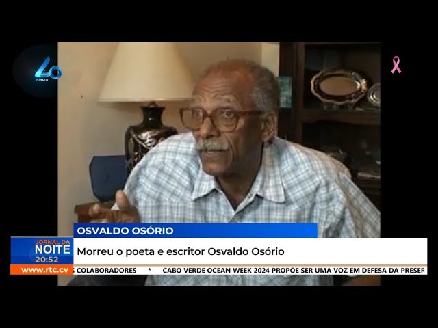 ⁣Morreu o poeta e escritor Oswaldo Osório