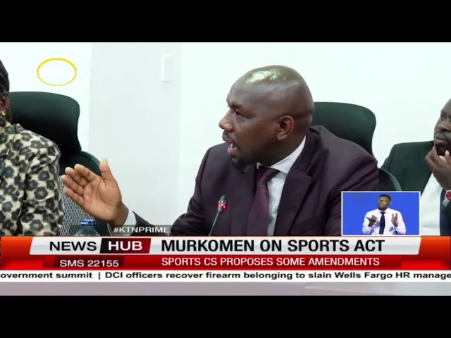 ⁣Sports CS Kipchumba Murkomen wants sports proposed bill shelved