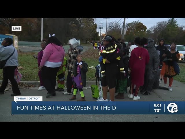 ⁣Halloween in the D brings fun times to families in Detroit