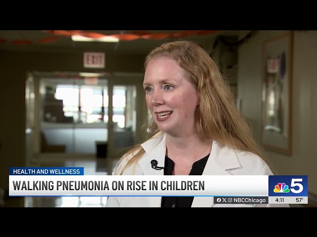 ⁣‘Walking pneumonia' cases RISING among children