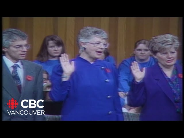 ⁣B.C.'s majority female legislature brings back memories of 1991 election's record-breaking