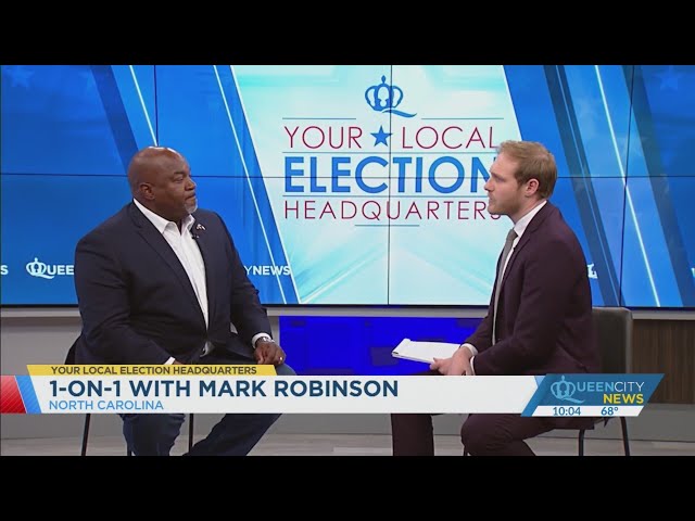 ⁣Exclusive 1-on-1 with Lt. Gov. Mark Robinson: WNC response after Helene