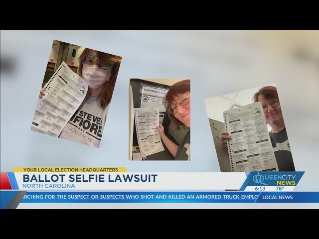 ⁣Woman suing NCBOE over 'ballot selfie' snaps another photo