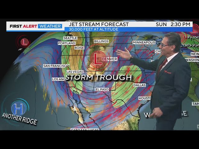 ⁣Mild Friday across Colorado with two storm systems set for next week