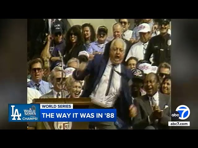 ⁣The 1988 Dodgers World Series parade: A look back