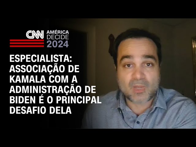 ⁣Especialista: Associação de Kamala com a administração de Biden é o principal desafio dela | WW