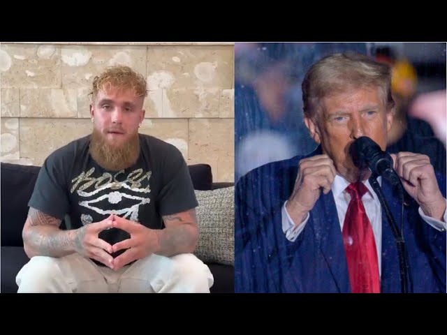 ⁣'Save America': YouTuber Jake Paul endorses Donald Trump for president