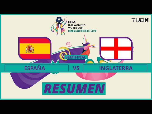 ⁣Resumen y goles | España vs Inglaterra | FIFA Mundial Femenil Sub-17 | TUDN