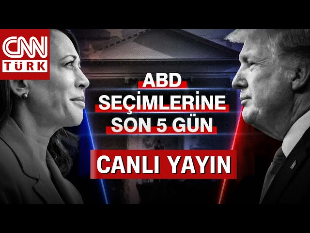 ⁣ABD Seçimlerine Son 5 Gün! ABD'de Anketler Kimi Gösteriyor? #CANLI