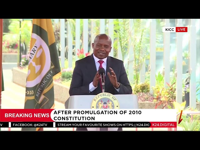 ⁣K24 TV LIVE| Kindiki Swearing In, Special coverage