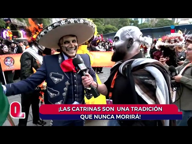 ⁣Mega Procesión de Catrinas 2024 en la CDMX. Así transcurrió: