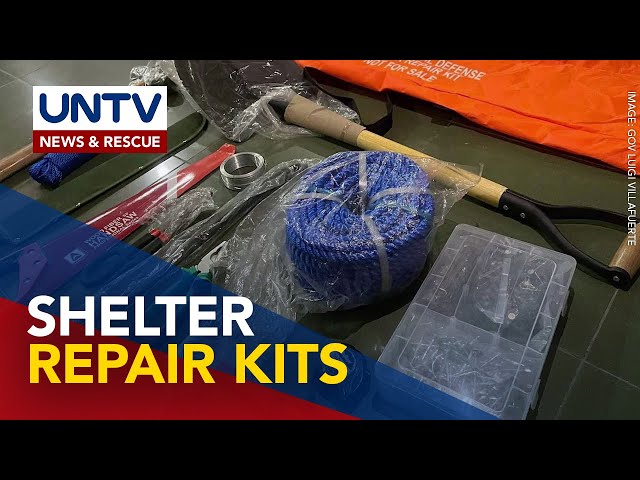 ⁣Mga nasiraan ng bahay sa CamSur, bibigyan ng shelter repair kits