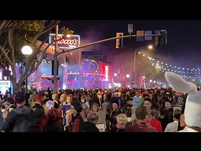 ⁣Thousands show up to Halloween Carnaval in West Hollywood