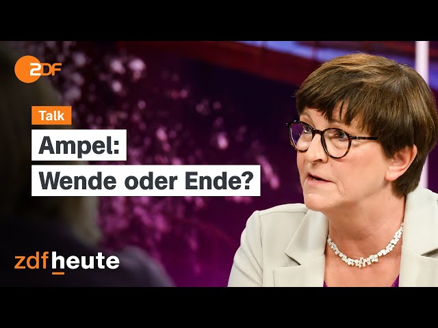 Gefährdet die Ampel den Wohlstand? | maybrit illner vom 31. Oktober 2024